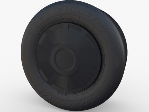 tesla truck wheel 2 3D Model