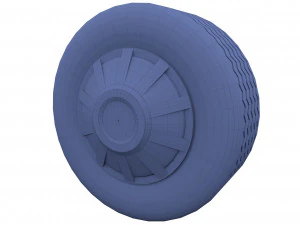 tesla truck wheel 2 3D Model