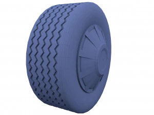 tesla truck wheel 2 3D Model