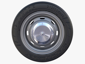 generic classic car wheel 3D Model