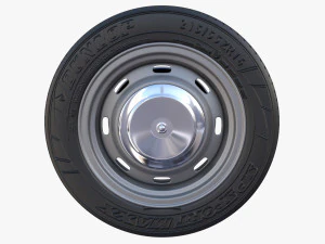 일반 클래식 자동차 바퀴 3D 모델