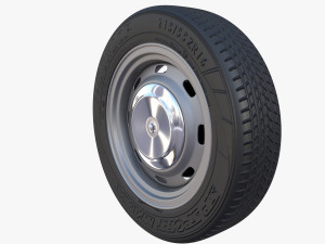 generic classic car wheel 3D मॉडल