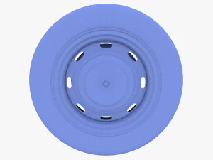 generic classic car wheel 3D Model