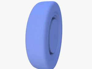 generic classic car wheel 3D Model