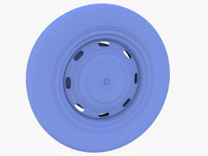 generic classic car wheel 3D Model