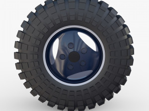 range rover classic wheel maxxis trepador 3Dモデル