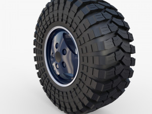 range rover classic wheel maxxis trepador 3D Модель