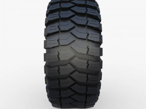 range rover classic wheel maxxis trepador 3D Model