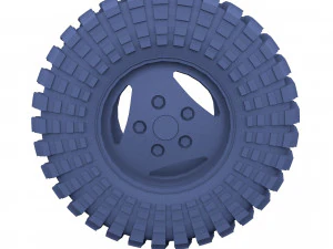 range rover classic wheel maxxis trepador 3D Model