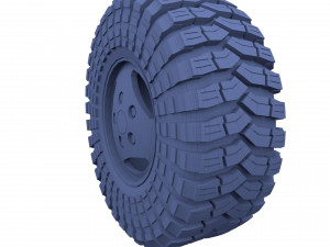 range rover classic wheel maxxis trepador 3D Модель