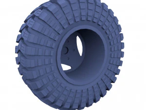 range rover classic wheel maxxis trepador 3D Model