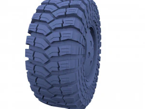 range rover classic wheel maxxis trepador 3D Model