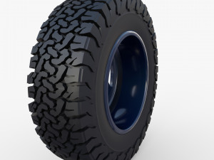 range rover classic wheel bf goodrich at Model 3D