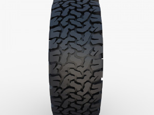 range rover classic wheel bf goodrich at Model 3D