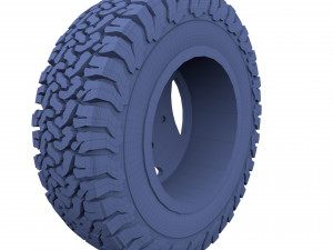 range rover classic wheel bf goodrich at Model 3D