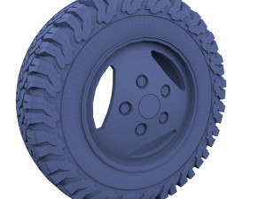 range rover classic wheel bf goodrich at Model 3D