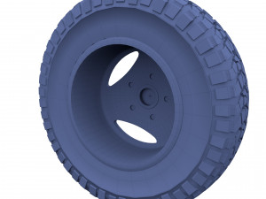range rover classic wheel bf goodrich mud 3D 模型