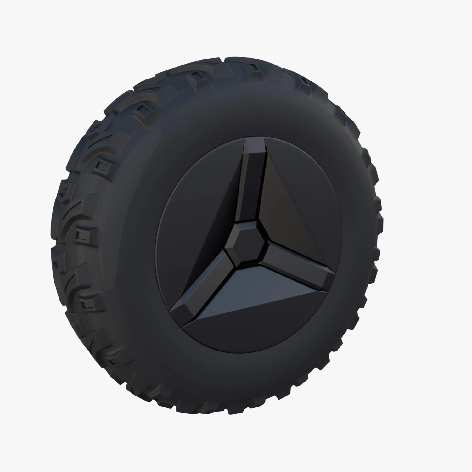 tesla cyberquad atv wheel 1 3D Model .c4d .max .obj .3ds .fbx .stl .blend 