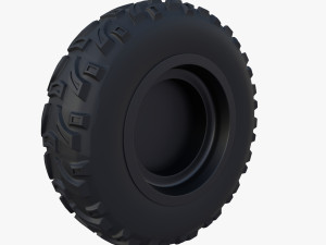 tesla cyberquad atv wheel 1 3D Модель