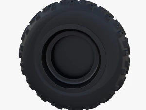 tesla cyberquad atv wheel 1 3D Model
