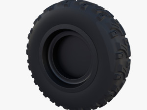 tesla cyberquad atv wheel 1 3D Модель