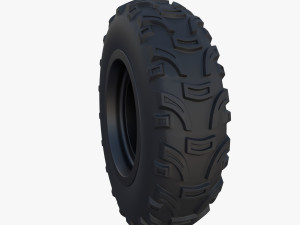 tesla cyberquad atv wheel 1 3D Модель