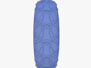 tesla cyberquad atv wheel 1 3D Model