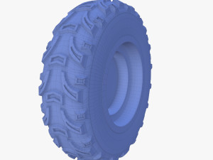 tesla cyberquad atv wheel 1 3D Модель