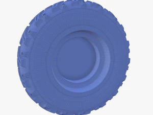 tesla cyberquad atv wheel 1 3D Model