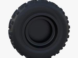 tesla cyberquad atv wheel 2 3D Model