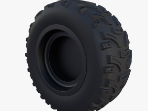 tesla cyberquad atv wheel 2 3D Model