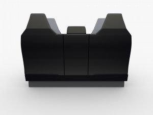 tesla cybertruck seats dark Modelo 3D