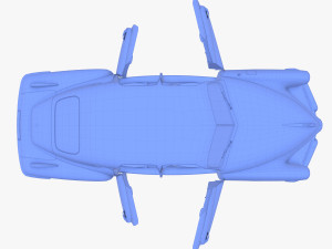 tucker 48 green with interior 3D Модель
