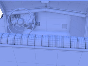 tucker 48 green with interior 3D Модель