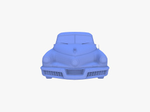 tucker 48 red Modelo 3D