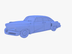 tucker 48 red 3D Model