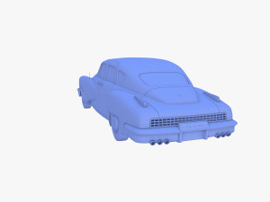tucker 48 red Modelo 3D