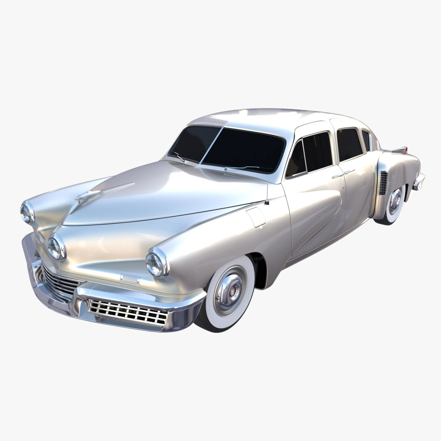 tucker 48 gris Modelo 3D .c4d .max .obj .3ds .fbx .stl .blend 