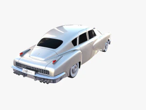 tucker 48 gris Modelo 3D