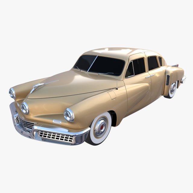 generic 40s sedan 3D Модель .c4d .max .obj .3ds .fbx .stl .blend 