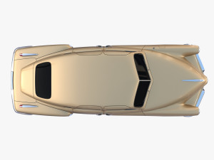 generic 40s sedan 3D Модель