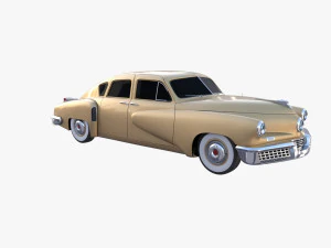 generische 40er-Jahre-Limousine 3D Modell
