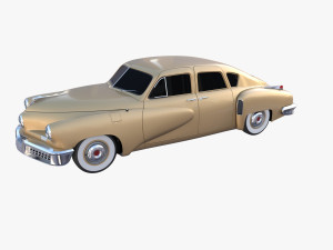 generic 40s sedan 3D Модель