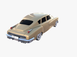 generic 40s sedan 3D Модель