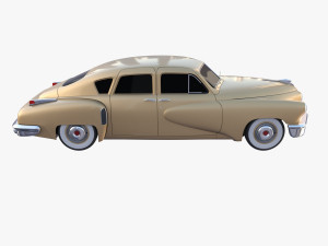 generic 40s sedan 3D Модель