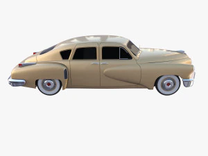 generische 40er-Jahre-Limousine 3D Modell
