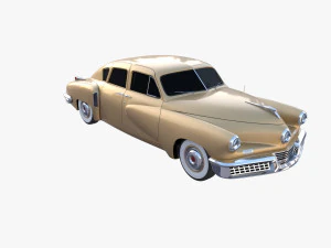 generische 40er-Jahre-Limousine 3D Modell