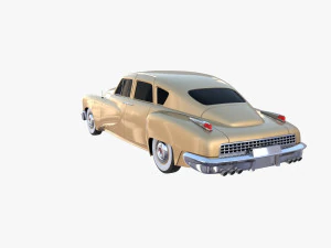generische 40er-Jahre-Limousine 3D Modell