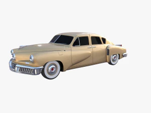 generische 40er-Jahre-Limousine 3D Modell