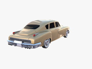 generic 40s sedan 3D Модель